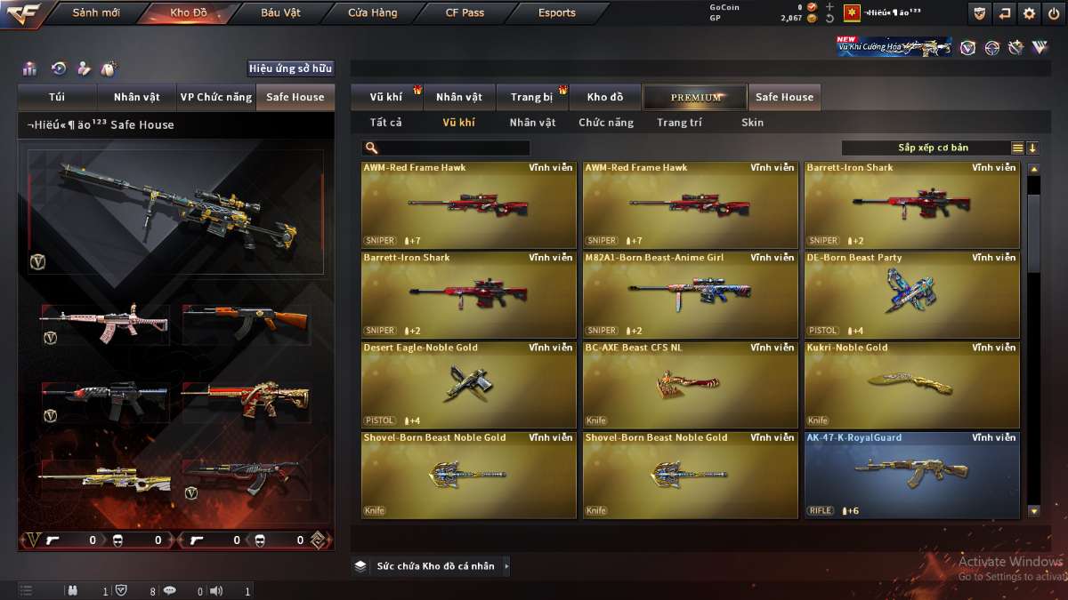 shop acc cf uy tin gia re